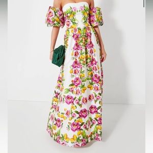 BORGO DE NOR Peonia Pink Juliet Cotton Dress